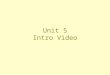 Unit 5 Intro Video Intro Video. Anatomy of a Virus
