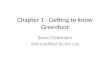 Chapter 1 - Getting to know Greenfoot Bruce Chittenden And modified by Mr. Lee