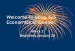 Welcome to Econ 325 Economics of Gender Week 2 Beginning January 29