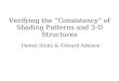 Verifying the “Consistency” of Shading Patterns and 3-D Structures Pawan Sinha & Edward Adelson