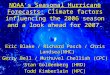 NOAA’s Seasonal Hurricane Forecasts: Climate factors influencing the 2006 season and a look ahead for 2007. Eric Blake / Richard Pasch / Chris Landsea(NHC)