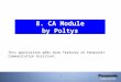 1 8. CA Module by Poltys This application adds more features on Panasonic Communication Assistant