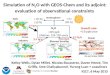 Simulation of N 2 O with GEOS-Chem and its adjoint: evaluation of observational constraints Kelley Wells, Dylan Millet, Nicolas Bousserez, Daven Henze,