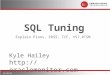 1 10/17/2015 SQL Tuning Kyle Hailey  Explain Plans, ERSS, TCF, VST,RTSM
