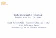 Intermediate Condor Monday morning, 10:45am Scot Kronenfeld OSG Software Team University of Wisconsin-Madison