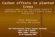 Carbon offsets to planted trees - gaining added value from carbon trading in smallholder farms and small & medium forest enterprises Veli Pohjonen Tana-Beles
