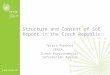 Structure and Content of SoE Report in the Czech Republic Tereza Ponocná CENIA, Czech Environmental Information Agency