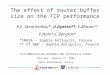 The effect of router buffer size on the TCP performance K.E. Avrachenkov*, U.Ayesta**, E.Altman*, P.Nain*,C.Barakat* *INRIA - Sophia Antipolis, France