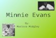 Minnie Evans By: Marissa Midgley. Biographical Facts Born on December 12, 1892 in Long Creek, North Carolina. Started drawing when she was 43 years. In