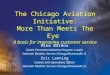 The Chicago Aviation Initiative: More Than Meets The Eye A basis for improving customer service Mike Bardou Senior Forecaster/Aviation Program Leader National