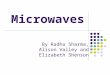 Microwaves By Radha Sharma, Alison Valley and Elizabeth Shenson