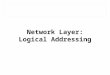 Network Layer: Logical Addressing. Address Space Notations Classful Addressing Classless Addressing Network Address Translation (NAT) Topics Discussed