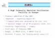 EURO EURO A High Intensity Neutrino Oscillation Facility in Europe Proposal submitted 2 nd May 2007 “Approved” ~ beginning August 07  highest mark ever