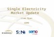 Single Electricity Market Update Liam Ryan SEMO. Background 2 years in operation Gross Mandatory Pool All Suppliers All Generations units over 10 MW Trading