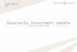 Scott White, CFA Quarterly Investment Update Third Quarter 2010