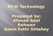 Radio-frequency identification (RFID) is an automatic identification method, relying on storing and remotely retrieving data using devices called RFID