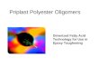 Priplast Polyester Oligomers Dimerized Fatty Acid Technology for Use in Epoxy Toughening