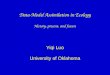 Data-Model Assimilation in Ecology History, present, and future Yiqi Luo University of Oklahoma