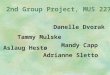 2nd Group Project, MUS 227 Tammy Mulske Mandy Capp Aslaug Hestø Danelle Dvorak Adrianne Sletto