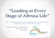 “Leading at Every Stage of Altrusa Life” 2011 – 2013 International Leadership Development and Training Committee Rhoda Struhs, Chair - Robin Hall, Vice
