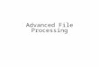 Advanced File Processing. 2 Objectives Use the pipe operator to redirect the output of one command to another command Use the grep command to search for