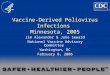 Vaccine-Derived Poliovirus Infections Minnesota, 2005 Jim Alexander & Jane Seward National Vaccine Advisory Committee Washington, DC February 8, 2006