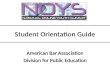 Student Orientation Guide American Bar Association Division for Public Education