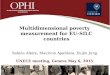 Multidimensional poverty measurement for EU-SILC countries Sabina Alkire, Mauricio Apablaza, Euijin Jung UNECE meeting, Geneva May 6, 2015