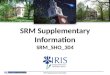 SRM Supplementary Information SRM_SHO_304 SRM Supplementary Information