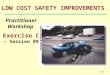 9-1 LOW COST SAFETY IMPROVEMENTS Practitioner Workshop Exercise C – Session #9