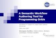 © DATAMAT S.p.A. – 2007 1 Giuseppe Avellino, Stefano Beco, Barbara Cantalupo, Andrea Cavallini A Semantic Workflow Authoring Tool for Programming Grids