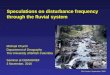 Speculations on disturbance frequency through the fluvial system Michael Church Department of Geography The University of British Columbia Seminar at CEMAGREF