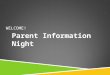 WELCOME! Parent Information Night. Tonight’s Agenda CCPS Website as a Resource WHMS Website as a Resource PIV – online gradebook viewer School Messenger