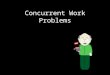 Concurrent Work Problems t = time together a = first individuals time b = second individuals time 1 = the entire job