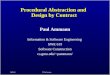 SWE 619 © Paul Ammann Procedural Abstraction and Design by Contract Paul Ammann Information & Software Engineering SWE 619 Software Construction cs.gmu.edu/~pammann