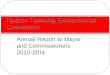 Annual Report to Mayor and Commissioners 2013 -2014 Haddon Township Environmental Commission