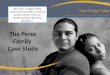 © Take Charge Today — August 2013—The Perez Family Case Study – Slide 1 Funded by a grant from Take Charge America, Inc. to the Norton School of Family