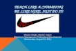 TEACH LIKE A CHAMPION! BE LIKE NIKE, JUST DO IT! Sharon Wright, Mentor Coach Classroom Management Professional Development Wednesday, August 31, 2011