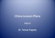 China Lesson Plans Part II Dr. Terrae Fogarty. The heyday of Legalism was in Qin just before the creation of the Chinese Empire. The Legalist hammered