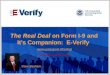 The Real Deal on Form I-9 and It’s Companion: E-Verify   Dave Basham