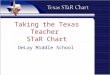 Taking the Texas Teacher STaR Chart DeLay Middle School