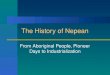 The History of Nepean From Aboriginal People, Pioneer Days to Industrialization