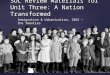 { SOL Review Materials for Unit Three: A Nation Transformed Immigration & Urbanization, 1865 – the Twenties