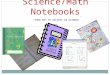 Science/Math Notebooks “YOUR KEY TO SUCCESS IN SCIENCE”