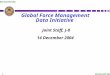 1 Unclassified Global Force Management Data Initiative Joint Staff, J-8 14 December 2004