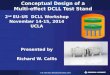 1 R.W. Callis DCLL Workshop November, 2014 Conceptual Design of a Multi-effect DCLL Test Stand 2 nd EU–US DCLL Workshop November 14-15, 2014 UCLA Presented