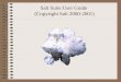 Salt Suite User Guide (Copyright Salt 2000-2001)