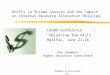 Snowdon & Associates Inc. Shifts in Income Sources and the Impact on Internal Resource Allocation Policies CAUBO Conference “Adjusting the Sails” Halifax,