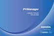 PVManager Gabriele Carcassi Feb 18 2010. PVManager goals  Simplify data collection and aggregation  Simplify (UI) development  Re-use code as much