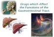 Drugs which Affect the Functions of the Gastrointestinal Tract